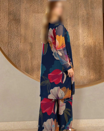 New Collection 2026 Shamoze Silk Digital Print – 3PC Dress